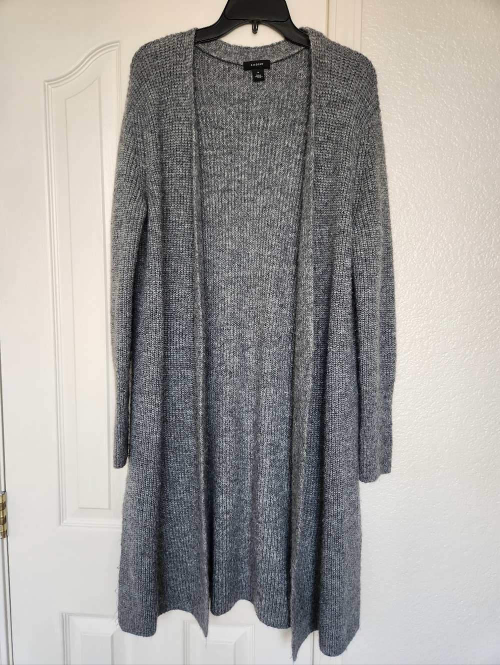HALOGEN Gray Knit Long Sweater Cardigan Size S/M